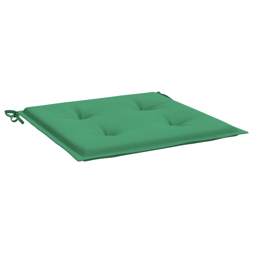 Jastuci za vrtne stolice 4 kom zeleni 50x50x4 cm tkanina Oxford
