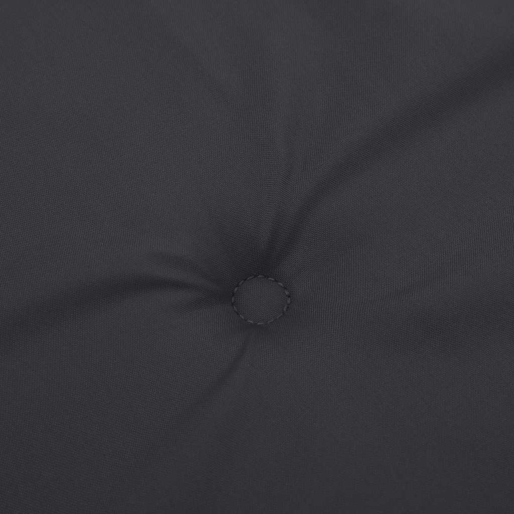 Jastuci za vrtne stolice 4 kom crni 50x50x4 cm tkanina Oxford