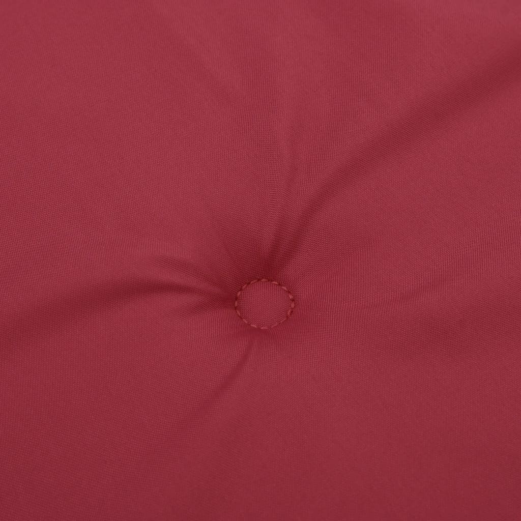 Jastuci za vrtne stolice 4 kom boja vina 50x50x4 cm od tkanine