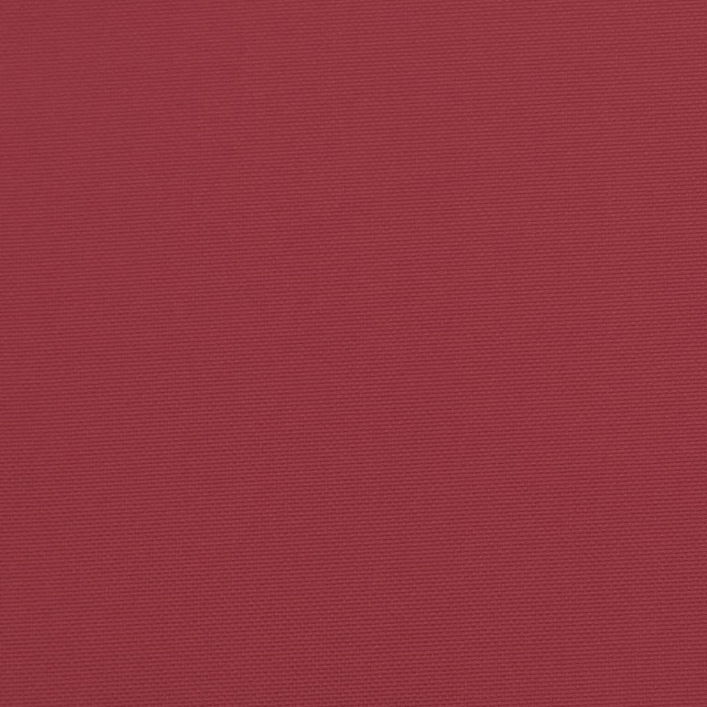 Jastuk za vrtnu klupu boja vina 120x50x4 cm tkanina Oxford