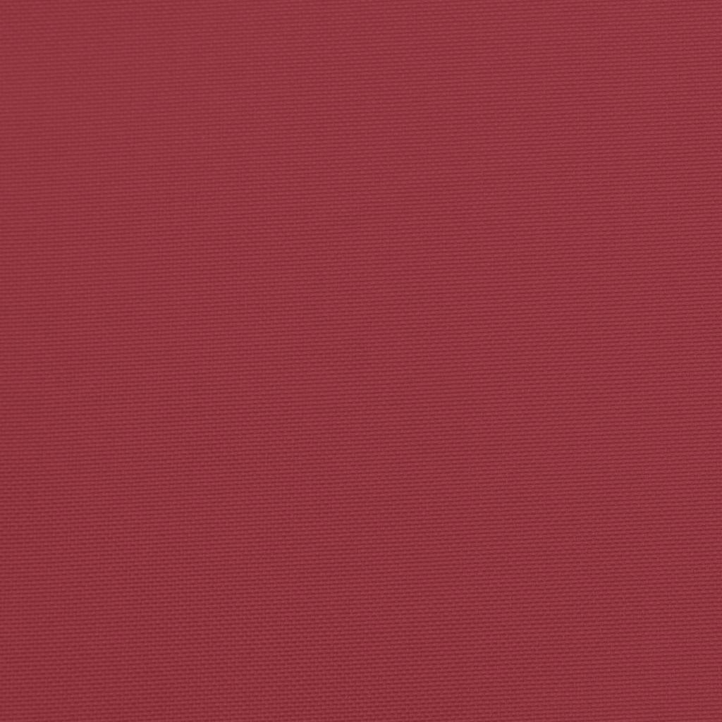 Jastuk za vrtnu klupu boja vina 200x50x4 cm tkanina Oxford
