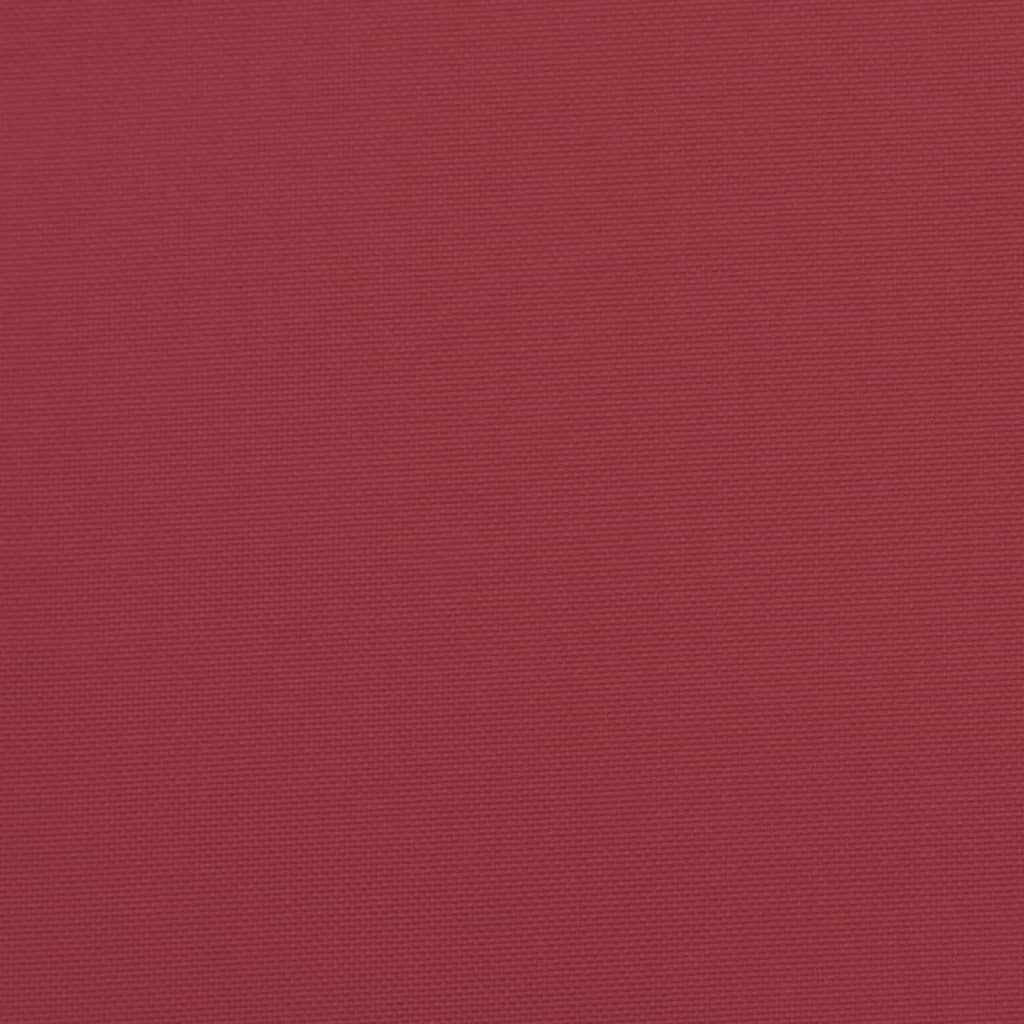 Jastuci za vrtne stolice 4 kom boja vina 100x50x3 cm od tkanine