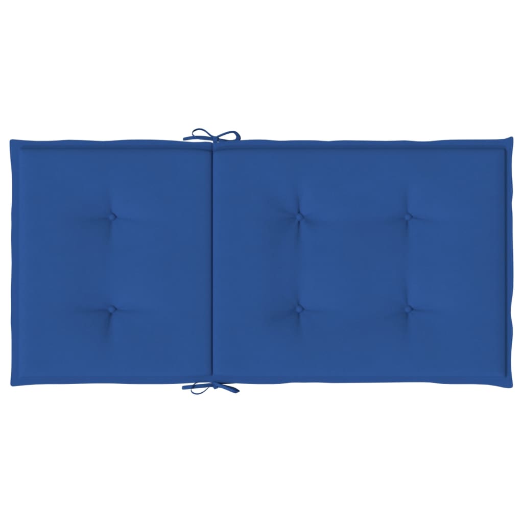 Jastuci za vrtne stolice 6 kom plavi 100 x 50 x 3 cm od tkanine