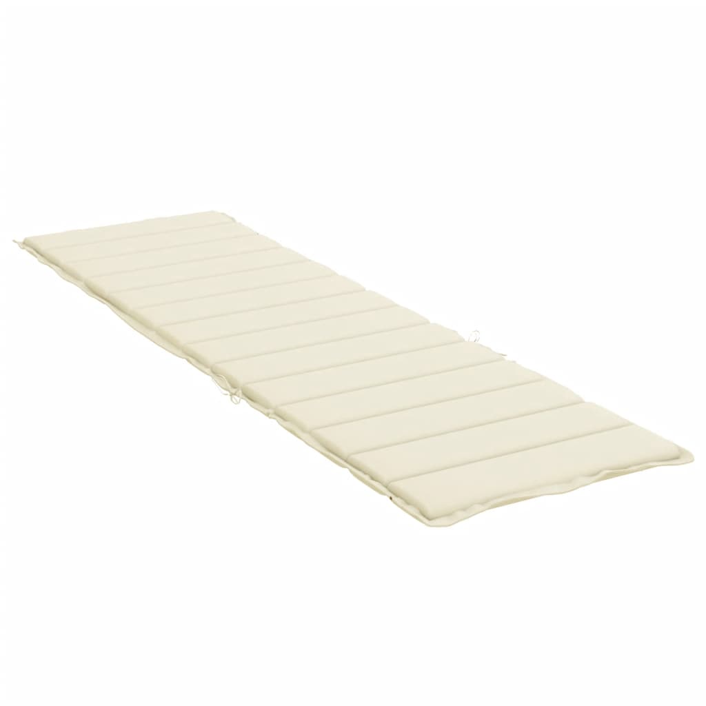 Jastuk za ležaljku krem 200 x 50 x 3 cm od tkanine Oxford