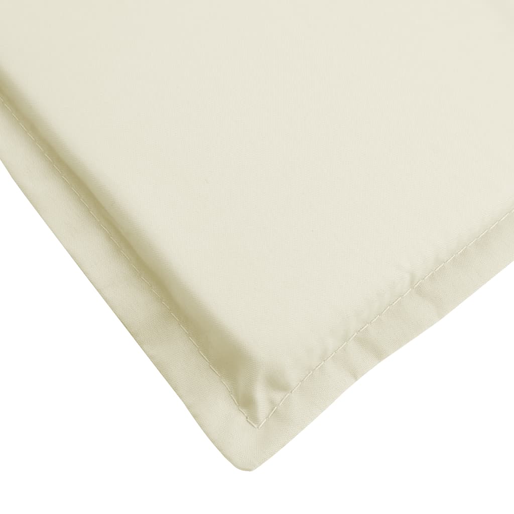 Jastuk za ležaljku krem 200 x 50 x 3 cm od tkanine Oxford