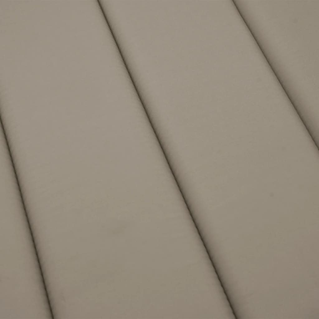 Jastuk za ležaljku smeđesivi 200 x 50 x 3 cm od tkanine Oxford