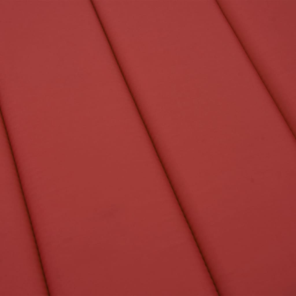 Jastuk za ležaljku crveni 200 x 60 x 3 cm od tkanine Oxford