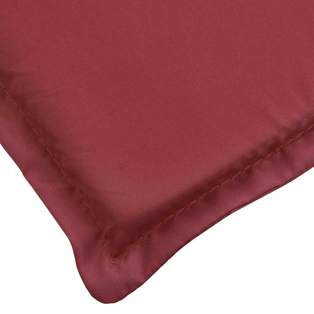 Jastuk za ležaljku boja vina 200 x 60 x 3 cm od tkanine Oxford