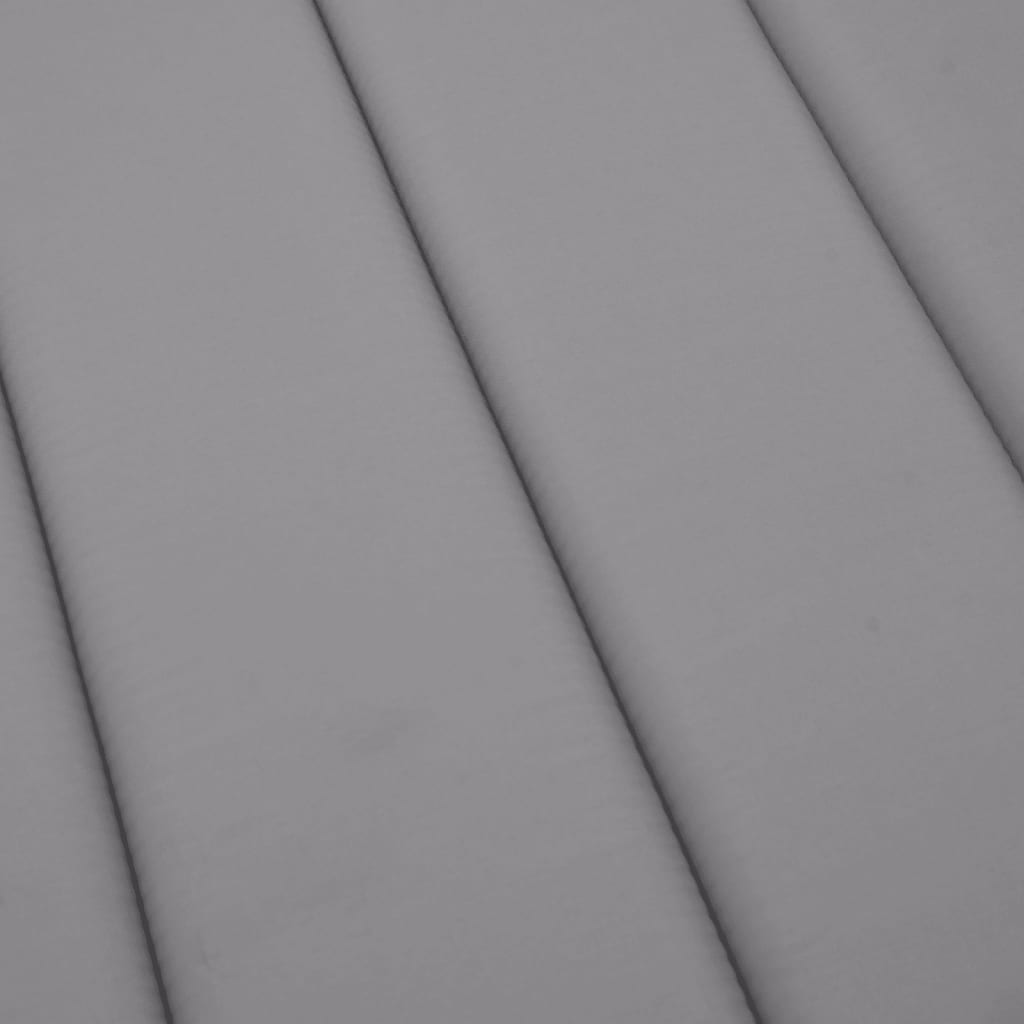 Jastuk za ležaljku sivi 200 x 70 x 3 cm od tkanine Oxford