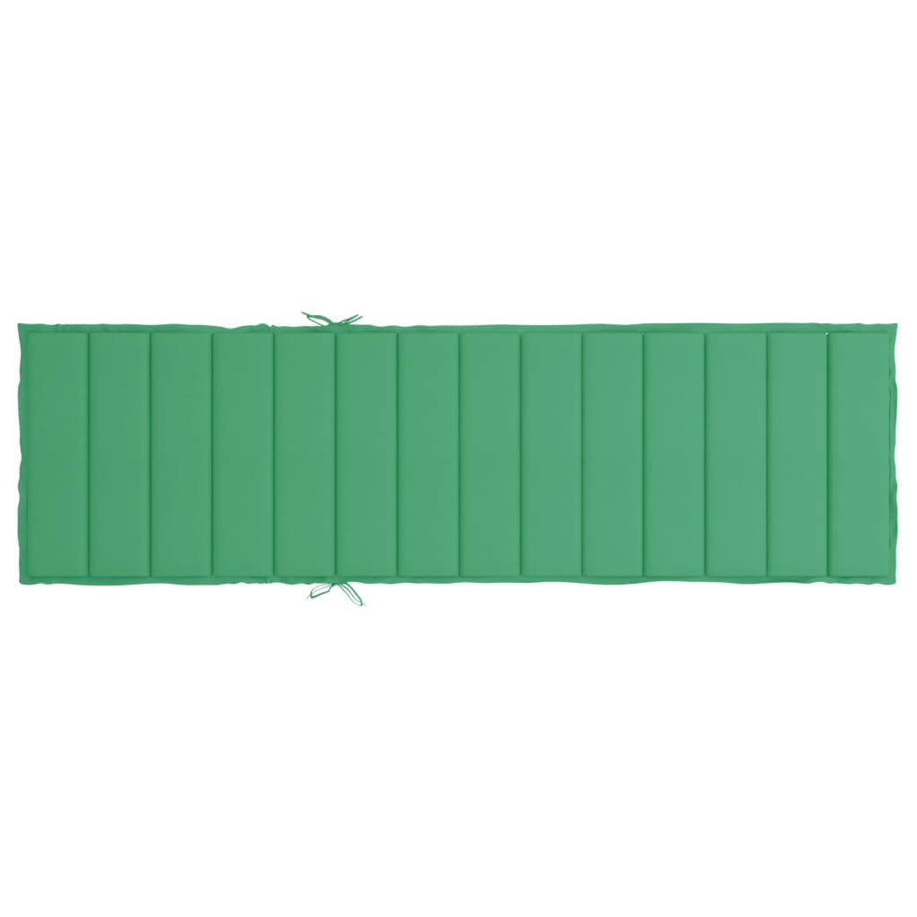 Jastuk za ležaljku zeleni 200 x 70 x 3 cm od tkanine Oxford