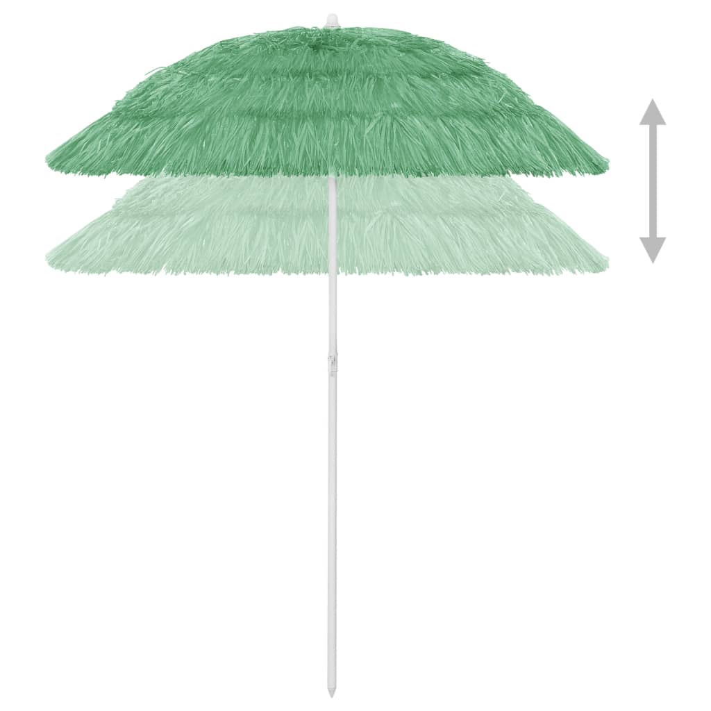 Suncobran za plažu Hawaii zeleni 180 cm