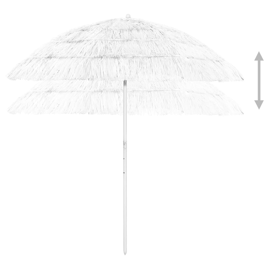 Suncobran za plažu Hawaii bijeli 240 cm
