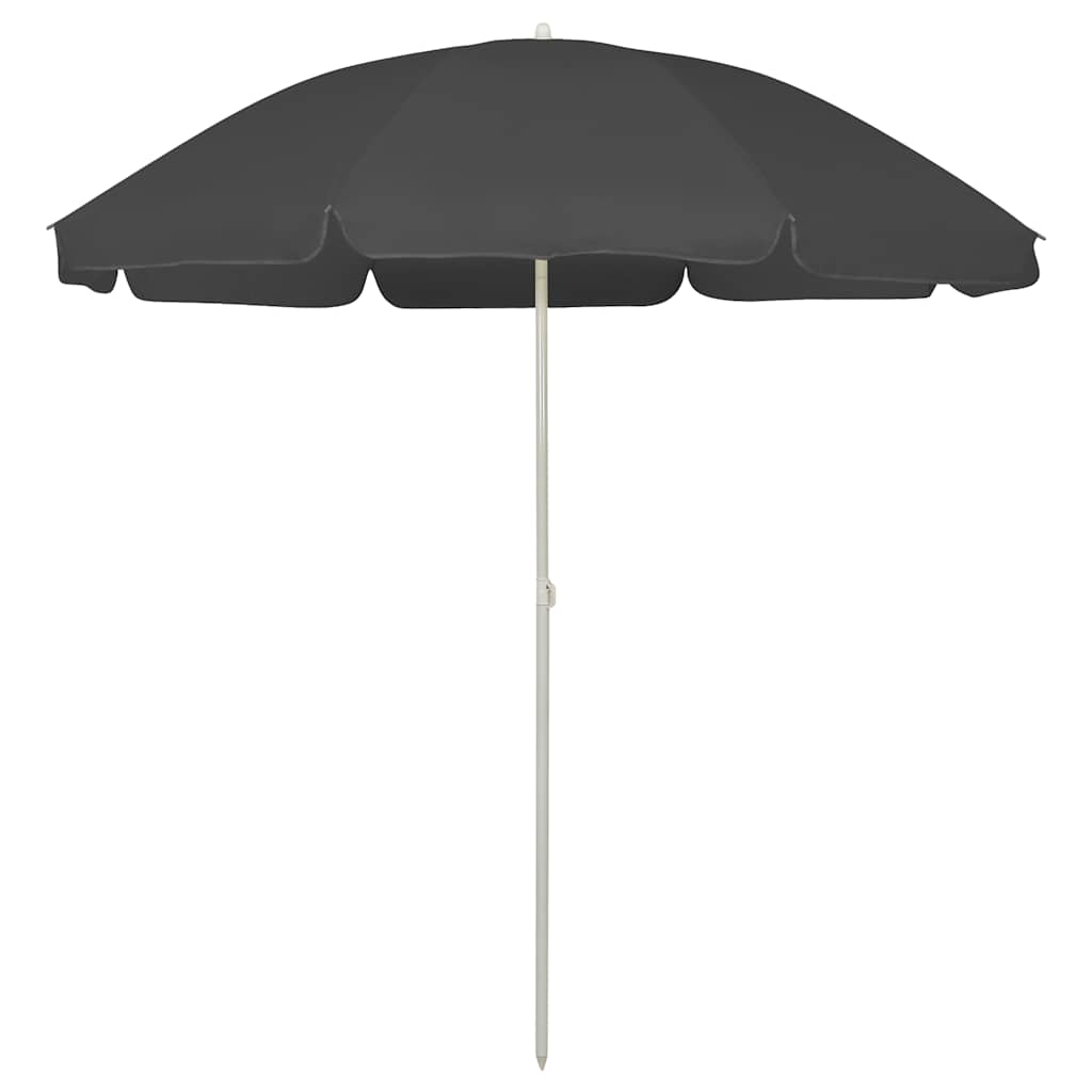 Suncobran za plažu antracit 240 cm