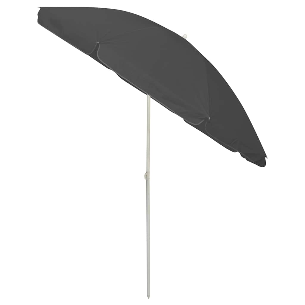 Suncobran za plažu antracit 240 cm