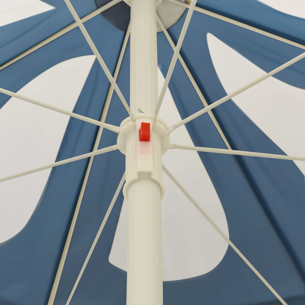 Suncobran za plažu plavi 240 cm