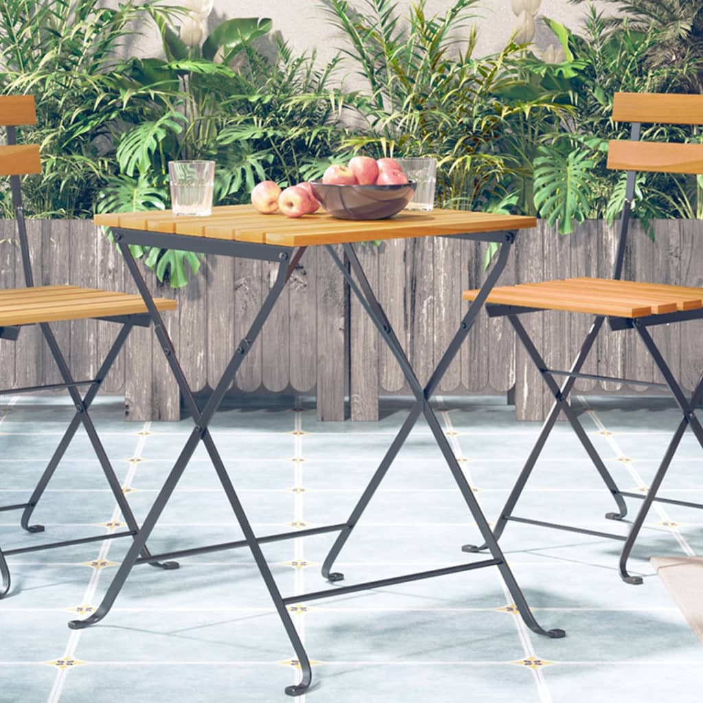 Bistro stol 55 x 54 x 71 cm od masivnog bagremovog drva