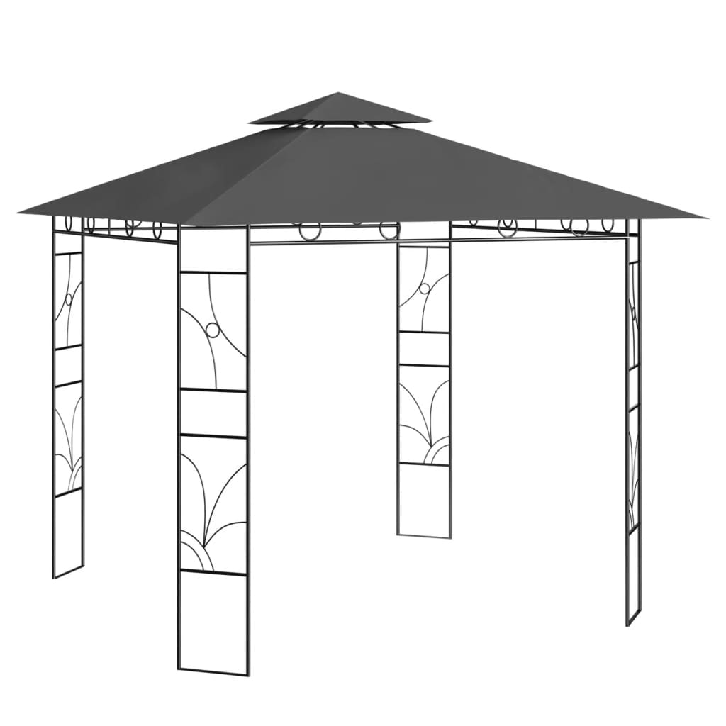 Sjenica 3 x 3 x 2,7 m antracit 160 g/m²