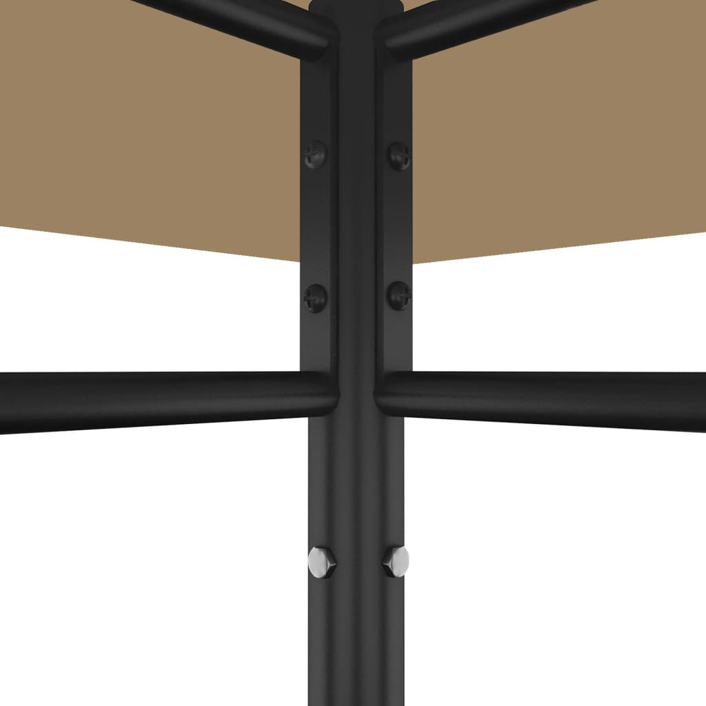 Sjenica 3 x 3 x 2,7 m smeđe-siva 180 g/m²
