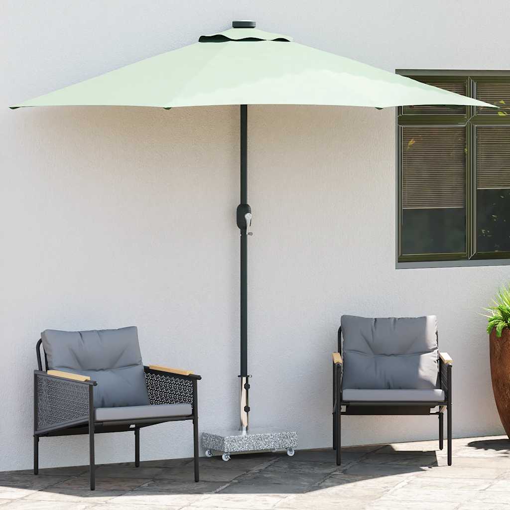 Postolje za suncobran svjetlosivo 45 x 25 x 8,3 cm granitno