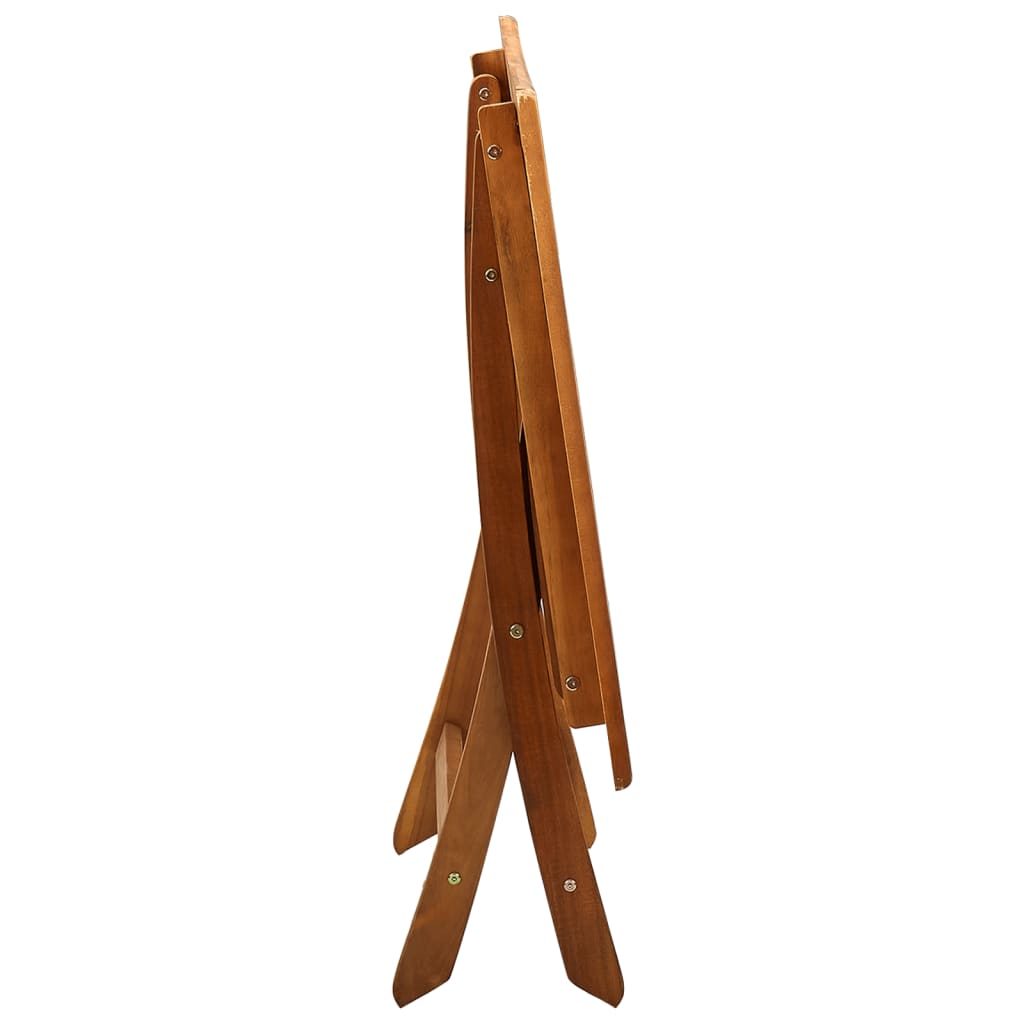 Sklopivi vrtni stol 120 x 70 x 75 cm masivno bagremovo drvo