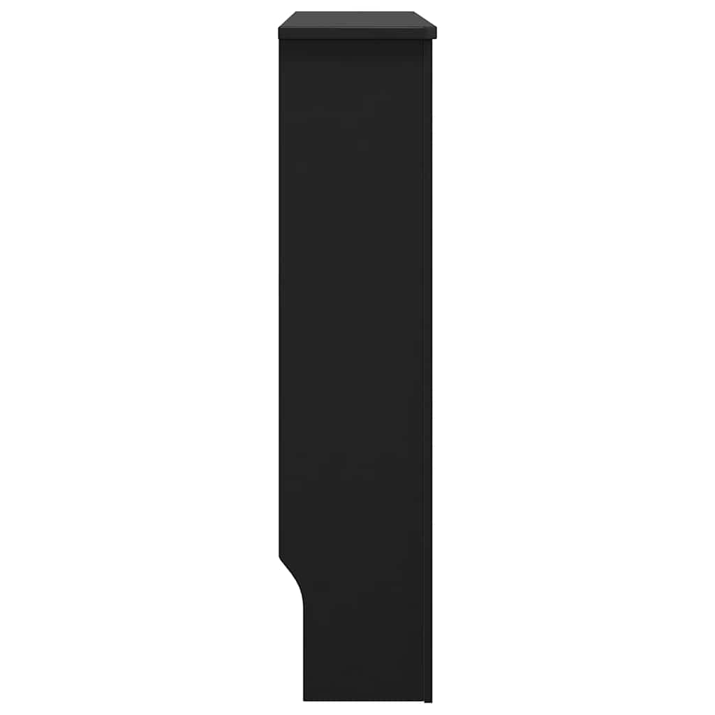 Pokrov za radijator MDF crni 78 cm