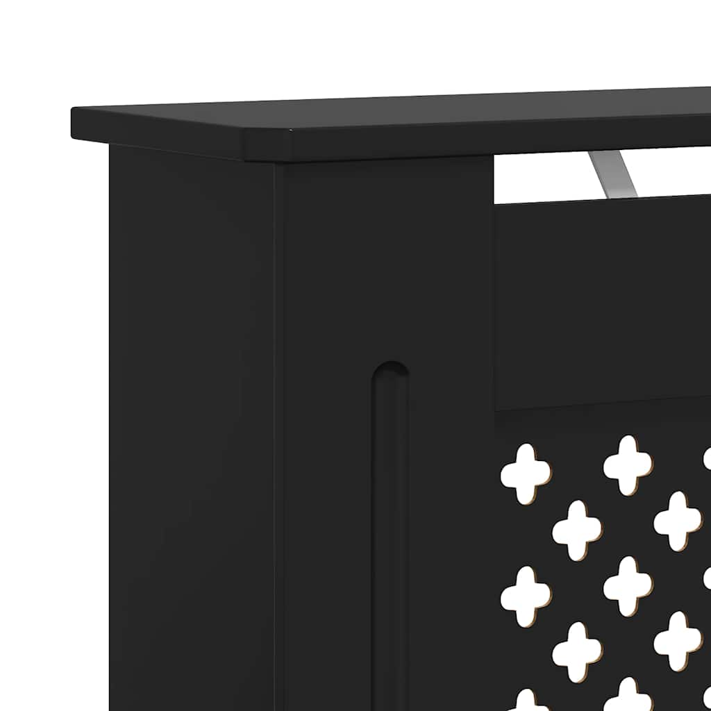 Pokrov za radijator MDF crni 78 cm