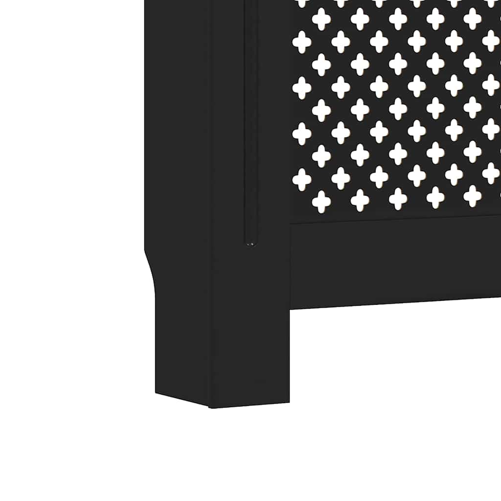 Pokrov za radijator MDF crni 78 cm