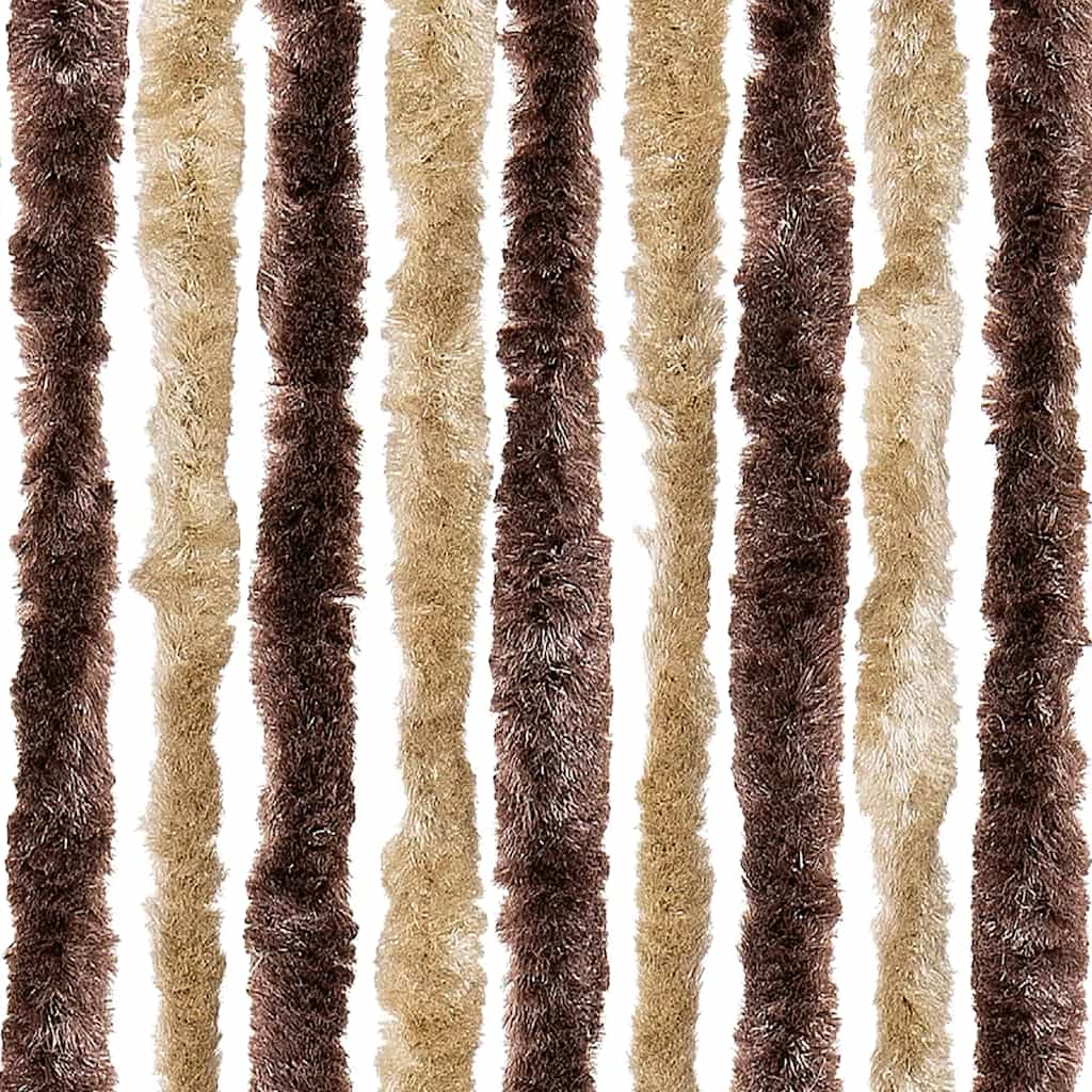 Zastor protiv insekata bež-svjetlosmeđi 56 x 200 cm šenil
