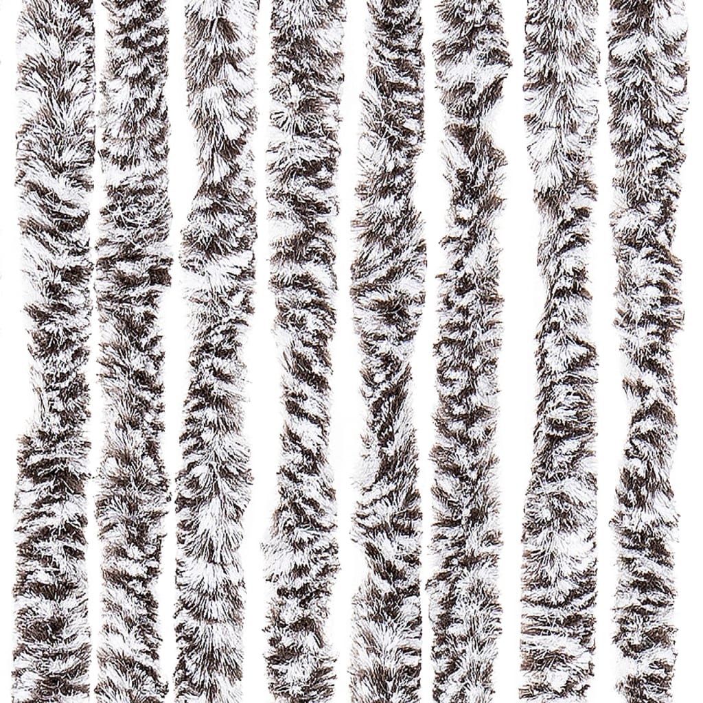 Zastor protiv insekata smeđi-bež 90 x 200 cm šenil