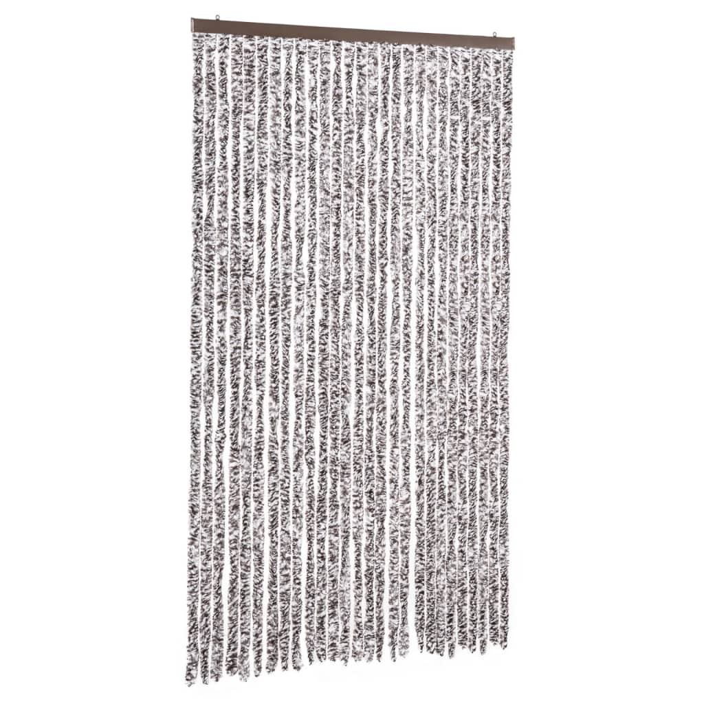 Zastor protiv insekata smeđi-bež 118 x 220 cm šenil