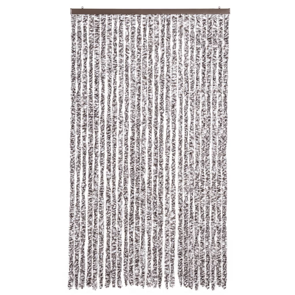 Zastor protiv insekata smeđi-bež 118 x 220 cm šenil