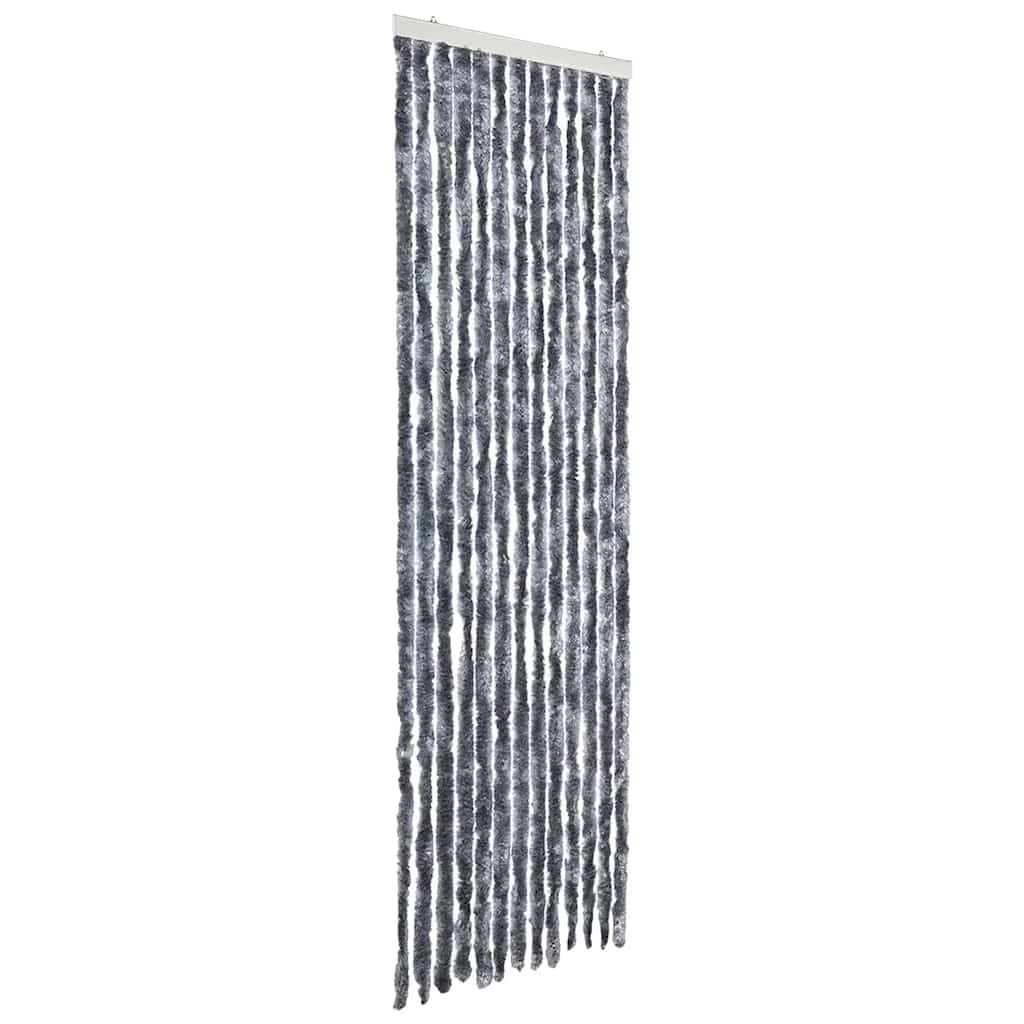 Zastor protiv insekata srebrni 56 x 200 cm šenil