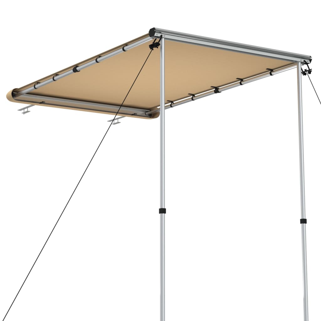 Tenda za kamp-prikolicu i karavan 1,2 x 2 x 2,15 m bež