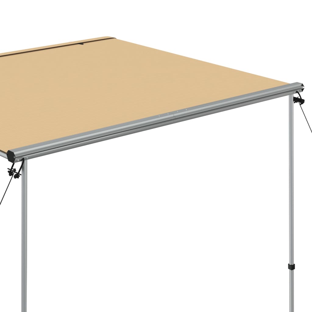 Tenda za kamp-prikolicu i karavan 2,4 x 2 x 2,15 m bež