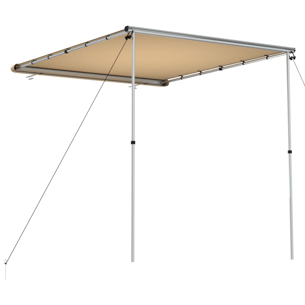 Tenda za kamp-prikolicu i karavan 2,4 x 2,5 x 2,15 m bež