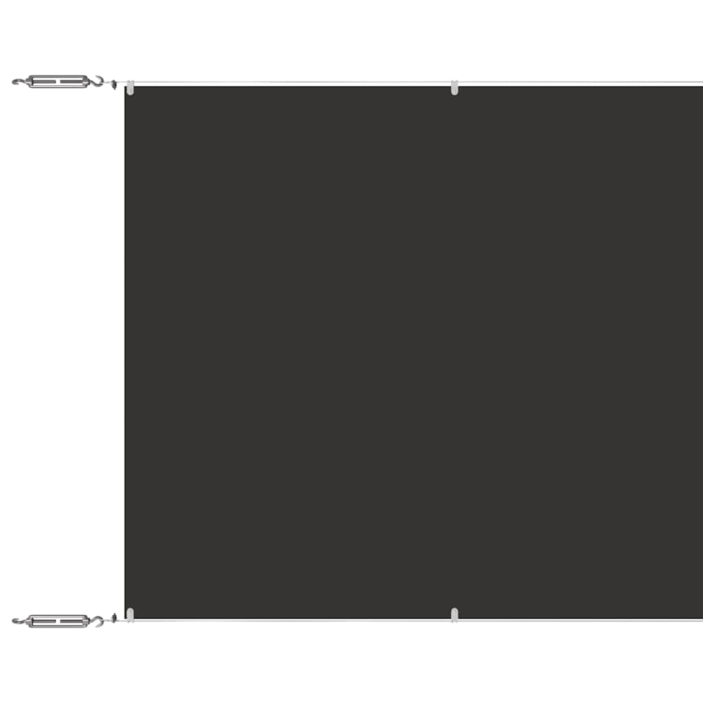 Okomita tenda antracit 180 x 1200 cm od tkanine Oxford