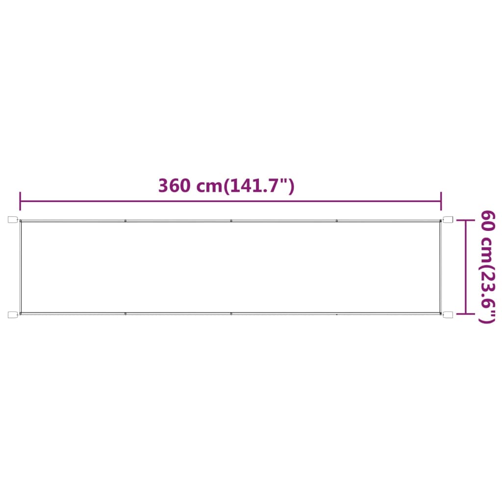 Okomita tenda svjetlozelena 60 x 360 cm od tkanine Oxford