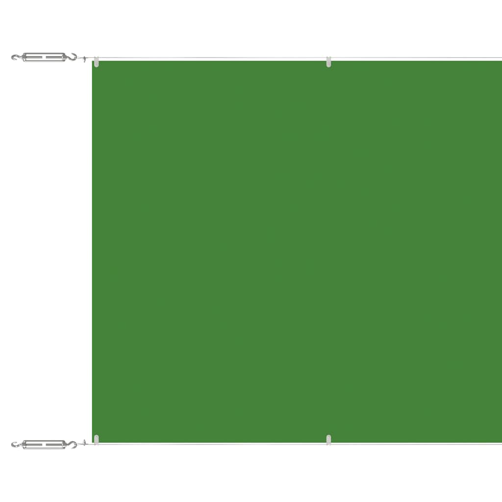 Okomita tenda svjetlozelena 140 x 600 cm od tkanine Oxford
