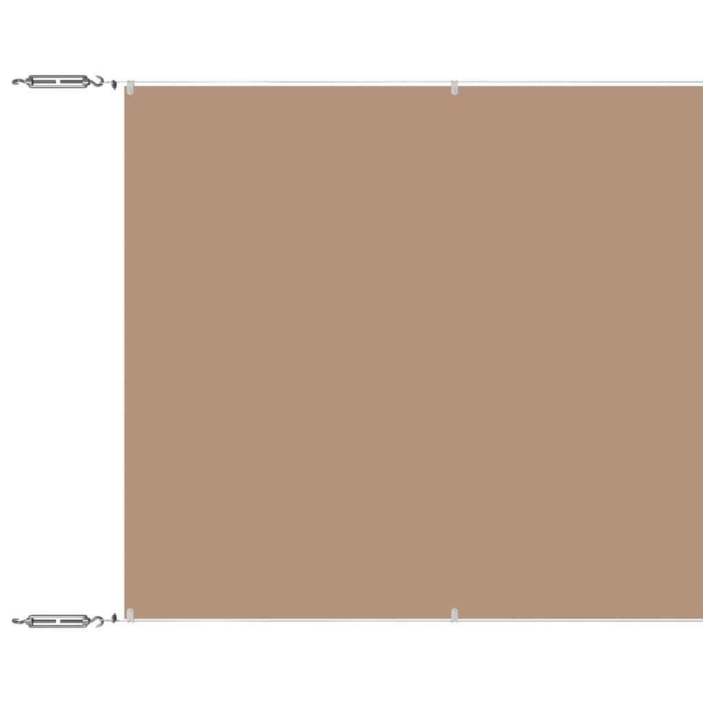 Okomita tenda smeđe-siva 140 x 800 cm od tkanine Oxford