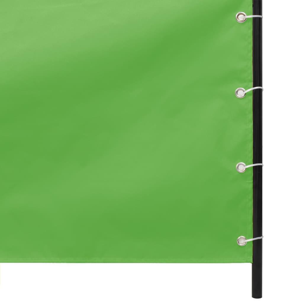 Balkonski zastor svjetlozeleni 100 x 240 cm od tkanine Oxford