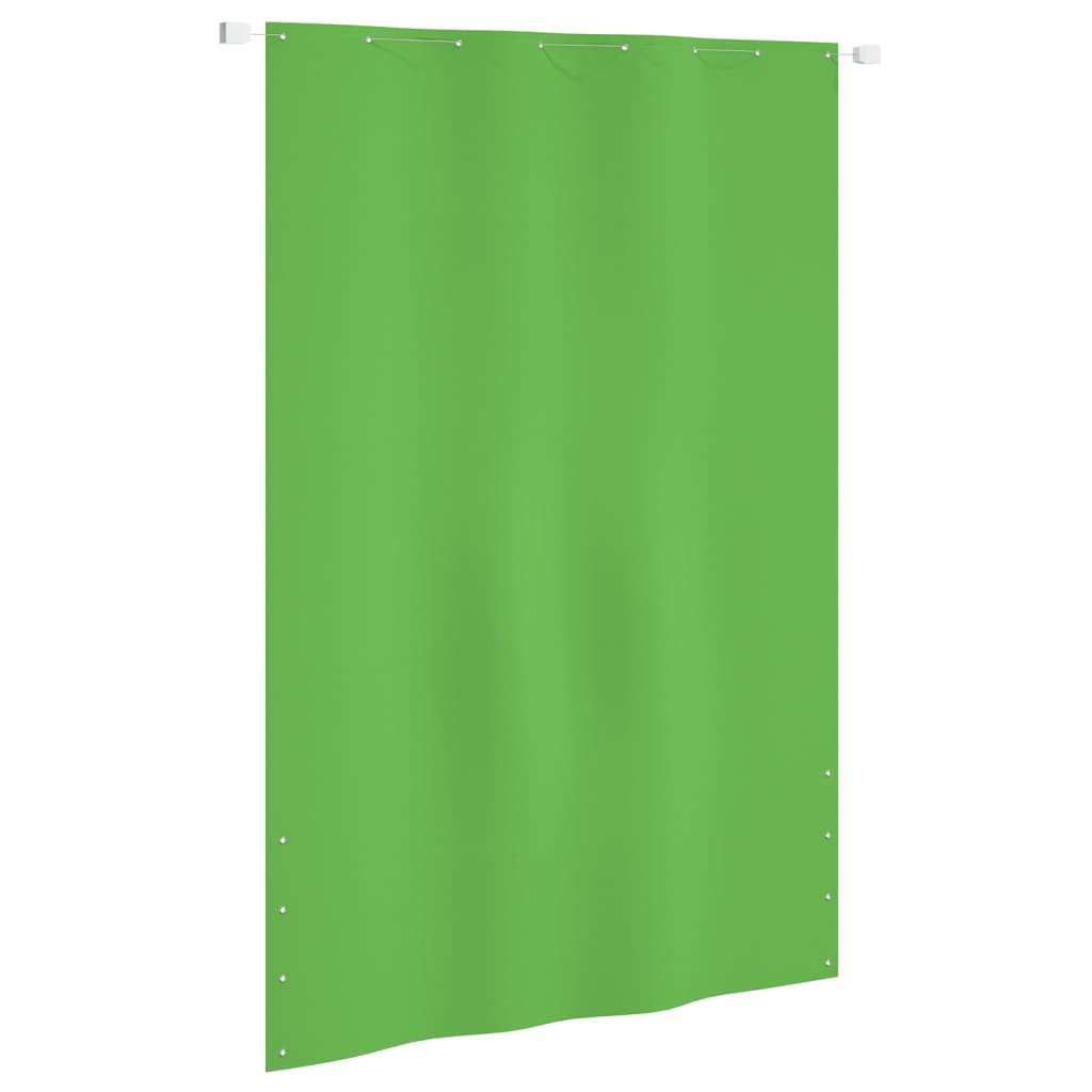 Balkonski zastor svjetlozeleni 160 x 240 cm od tkanine Oxford