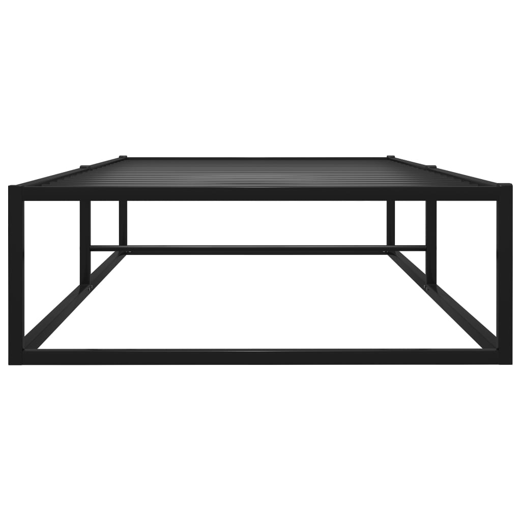 Okvir za krevet crni metalni 90 x 200 cm