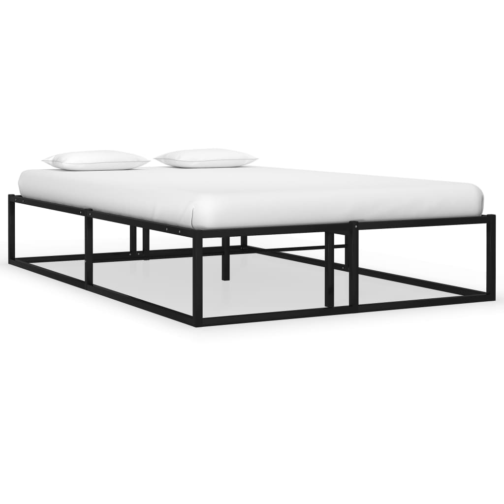 Okvir za krevet crni metalni 120 x 200 cm