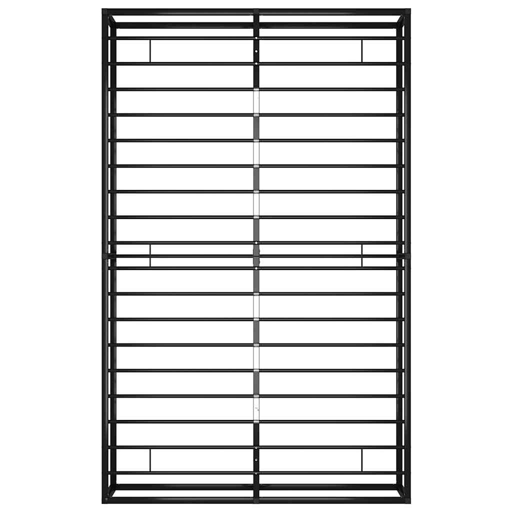 Okvir za krevet crni metalni 120 x 200 cm