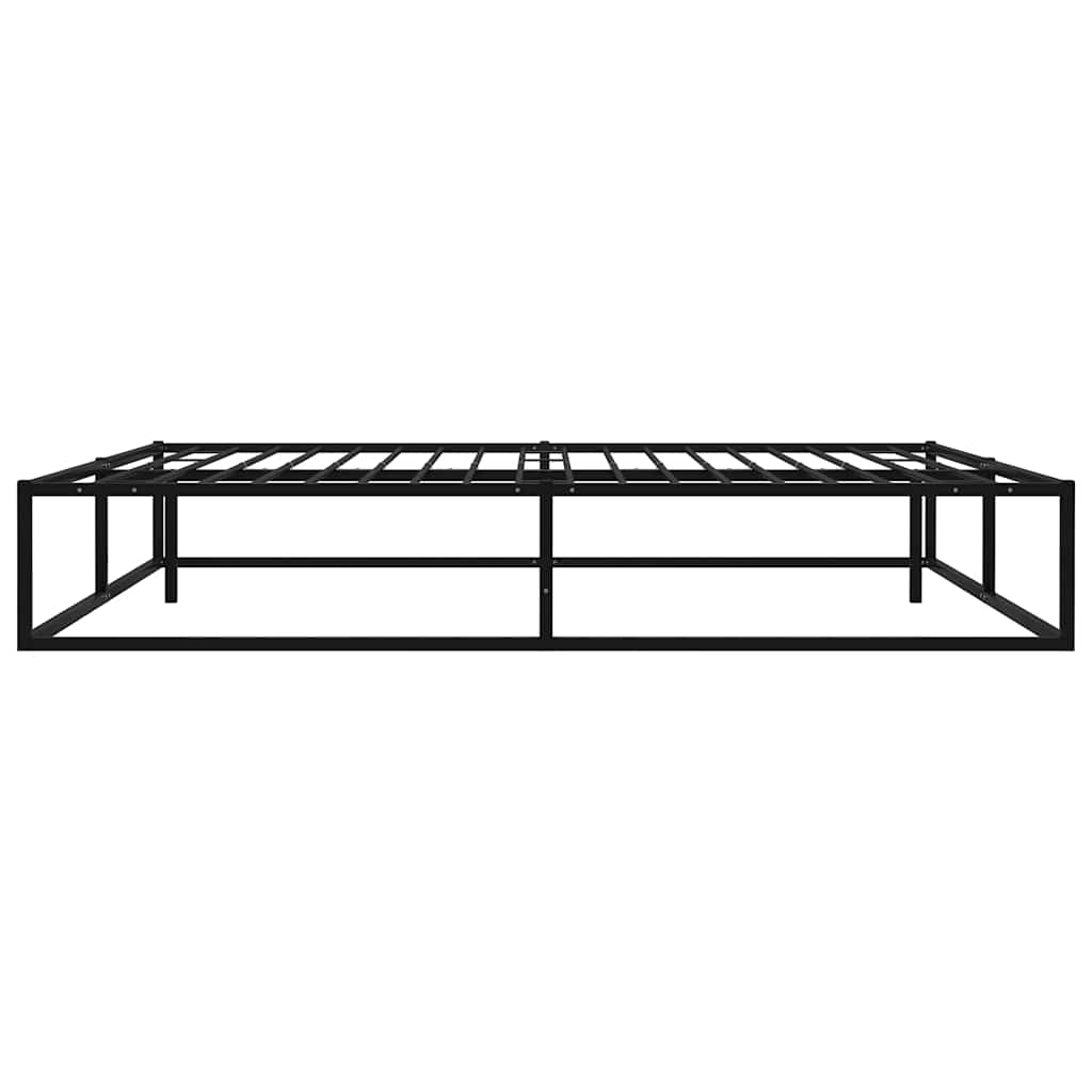 Okvir za krevet crni metalni 140 x 200 cm