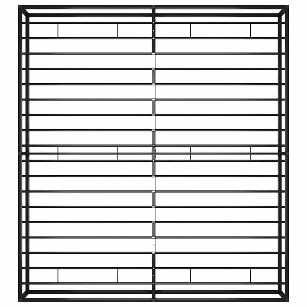Okvir za krevet crni metalni 140 x 200 cm