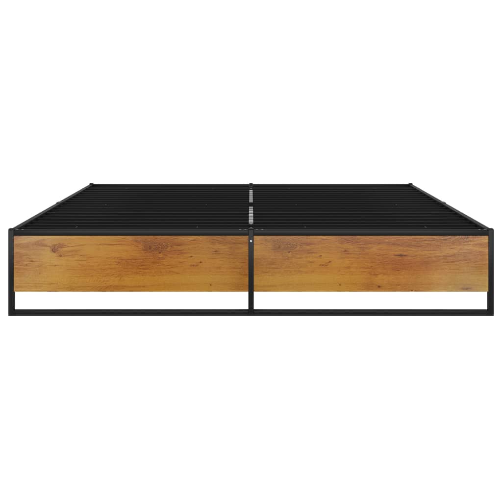 Okvir za krevet crni metalni 180 x 200 cm