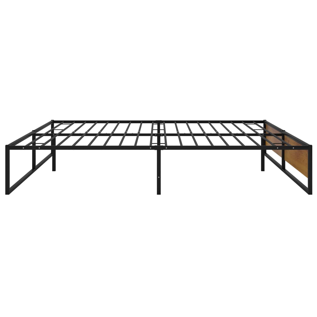 Okvir za krevet crni metalni 180 x 200 cm