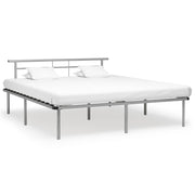 Okvir za krevet sivi metalni 200 x 200 cm