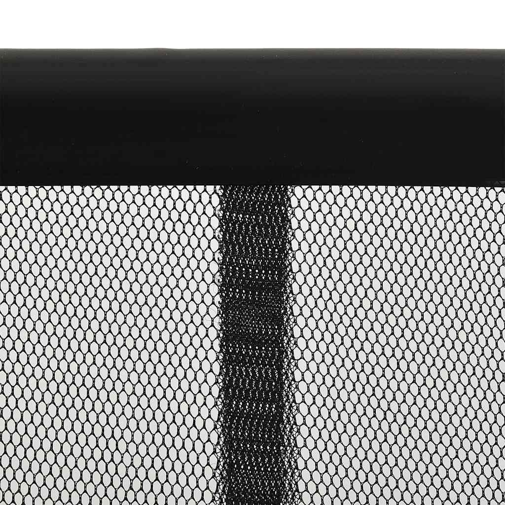 Zastor protiv insekata s mrežom crni 100 x 220 cm poliesterski